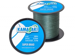 Šnúra Kamasaki Super braid 1000m 0,30mm 26,6kg 