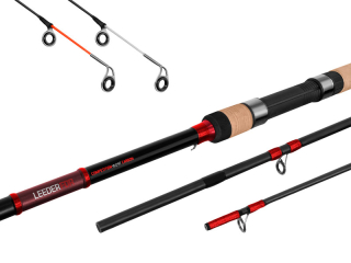 Prút Delphin LEEDER Feeder + 2 špičky 360cm/120g/3 diely