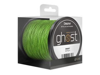 Šnúra Delphin GHOST 4+1/ zelená 0,16mm 8,2kg 600m