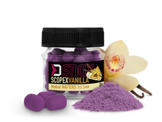 Nástraha DELPHIN D SNAX WAFT 10x7mm/20g Scopex-Vanilka