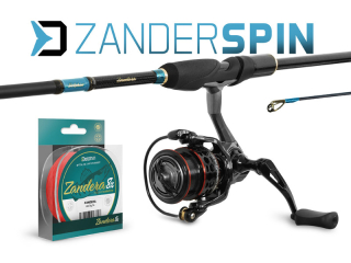 Prívlačový set Delphin ZanderSPIN 210cm + 3T + 0,16mm