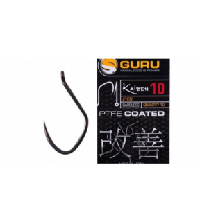Háčiky GURU Kaizen Eyed hook size 12 (Barbless/Eyed)