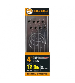 Naviazané háčiky GURU QM1 Speed Stop Ready Rigs 4" (10cm) - 16 QM1 - 7lb/0,17mm