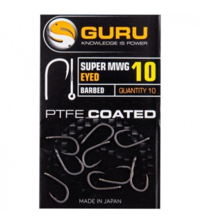 Háčiky GURU Super MWG Size 14 (Barbed/Eyed)