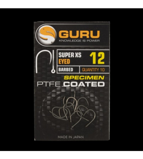 Háčiky GURU Super XS Size 8 (Barbed/Eyed)