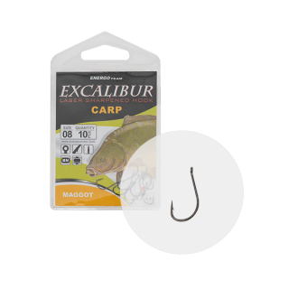Háčik EXCALIBUR Carp Maggot č.14 10ks/bal.
