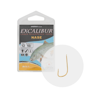 Háčik EXCALIBUR Nase Bolo Gold č.12 10ks/bal.