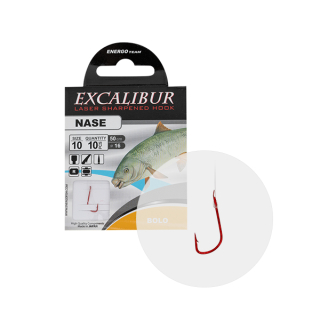 Naviazaný háčik EXCALIBUR Bolo Red č.14 10ks/bal.
