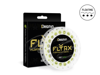 Muškárska šnúra Delphin FLYRX WF7-F / 100 FT