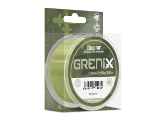 Vlasec Delphin GRENIX / zelená 0,234mm 3,78kg 250m