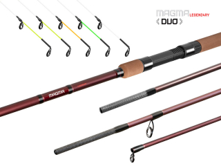 Prút Delphin MAGMA LEGEND4RY Duo 355-395cm/100g/3diely