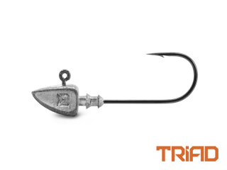 Jigová hlava s golierikom Delphin TRIAD / 5ks 20g-6/0