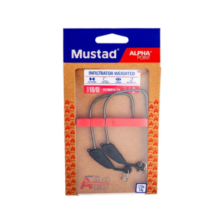 Háčik Mustad Inflator Weighted č.4/0 7g 3ks/bal.