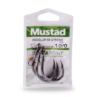 Háčik Mustad Hoodlum 5 EX Strong 10/0 3ks/bal.