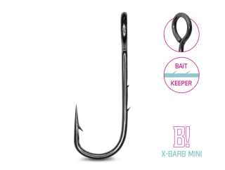 Háčik na čeburašku Delphin B! X-BARB MINI / 8ks veľkosť č.8