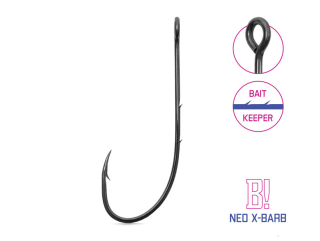 Háčik na čeburašku Delphin B! NEO X-BARB / 8ks veľkosť č.5/0
