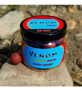 Boilies Feedermánia Venom Balanced Boilies Crazy Cherry 16mm