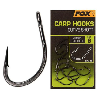 Háčiky FOX Curve Shank Short č.8 10 ks