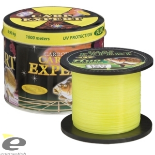 Vlasec Carp Expert UV v plechovej dóze Fluo žltá 1000m 0,40mm 18,70kg