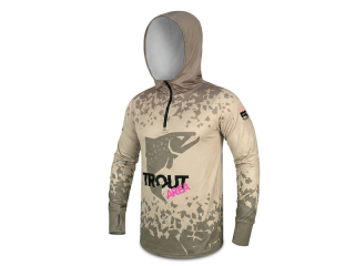 Tričko s kapucňou Delphin UV ARMOR 50+ Trout XL