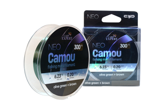 Vlasec CARP EXPERT NEO Camou 0,25 mm	9,823 kg	150 m
