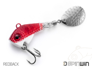Vibračná nástraha Delphin SpinWIN 12g/REDBACK