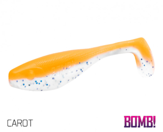 Gumná nástraha DELPHIN BOMB! Fatty CAROT 5ks 10cm