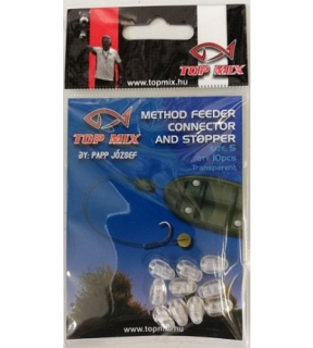 Rýchlospojka Top Mix Method Feeder fluo clear "S"