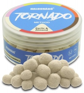 Pelety Haldorádó TORNADO Method 6, 8mm Cesnak-mandľa 30g
