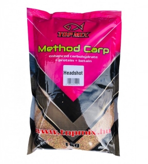 Krmivo TOP MIX Method Carp Headshot (Modrý syr-mušla)  1kg