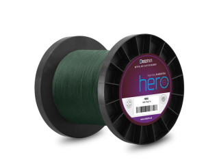 Šnúra Delphin HERO 8 / zelená 0,22mm 17,70kg 1000m