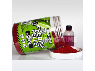 TÍMÁR Feeder Guru Feeding Pellet 1-3mm 500g+50ml Red Devil