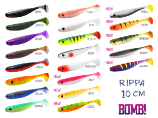 Mix nástrah DELPHIN BOMB! Rippa Agresor+Redface+Best+Candy+Virus 5ks 10cm 