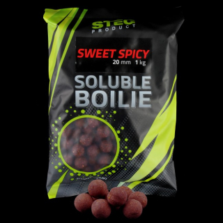 Stég Krmné rozpustné boilies Sweet Spici 1kg 20mm