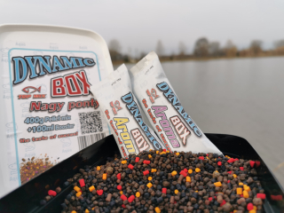 Pelety TOP MIX DYNAMIC Pellet Box Veľký kapor 400g