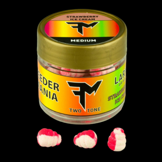 Feedermania TwoTone Larva Air Wafters Strawberry Ice Cream M
