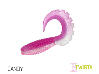 Umelá nástraha Delphin TWISTA UVs / 5ks 10cm/CANDY
