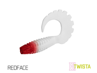 Umelá nástraha Delphin TWISTA UVs / 5ks 10cm/RedFACE