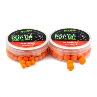 Boilies STÉG PRODUCT Soluble POP UP Smoke Ball Mango 12mm