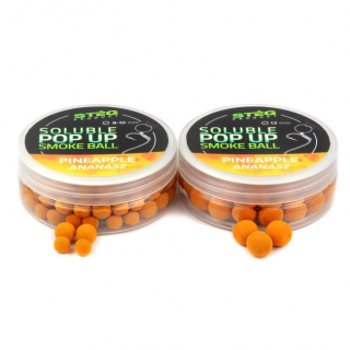 Boilies STÉG PRODUCT Soluble POP UP Smoke Ball Ananás 8-10mm 20g