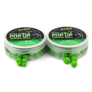 Boilies STÉG PRODUCT Soluble POP UP Smoke Ball Cesnak  8-10mm 20g