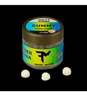 Feedermania nástraha gumený cukrík GARLIC & ALMOND 10mm