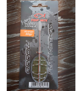 Krmítko TOP MIX Arrow Flat method feeder - XL 30g