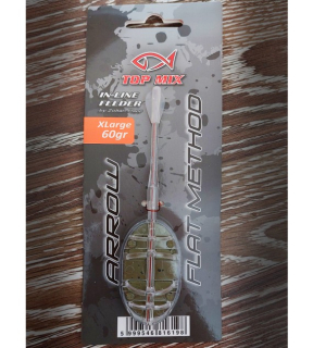 Krmítko TOP MIX Arrow Flat method feeder - XL 60g