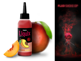 Fluo dip DELPHIN D SNAX LiquiX /100ml Mango-Broskyňa