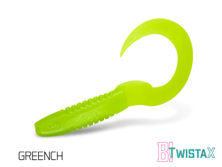 Umelá nástraha Delphin TwistaX Eeltail UVs / 5ks 15cm/GREENCH