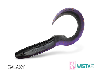 Umelá nástraha Delphin TwistaX Eeltail UVs / 5ks 15cm/GALAXY