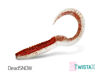 Umelá nástraha Delphin TwistaX Eeltail UVs / 5ks 6cm/DeadSNOW