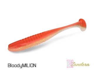 Umelá nástraha Delphin ZANDERA FlexiFLOAT UVs / 5ks 12cm/BLOODY MILION