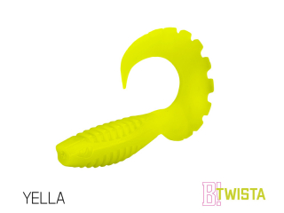 Umelá nástraha Delphin TWISTA UVs / 5ks 10cm/YELLA
